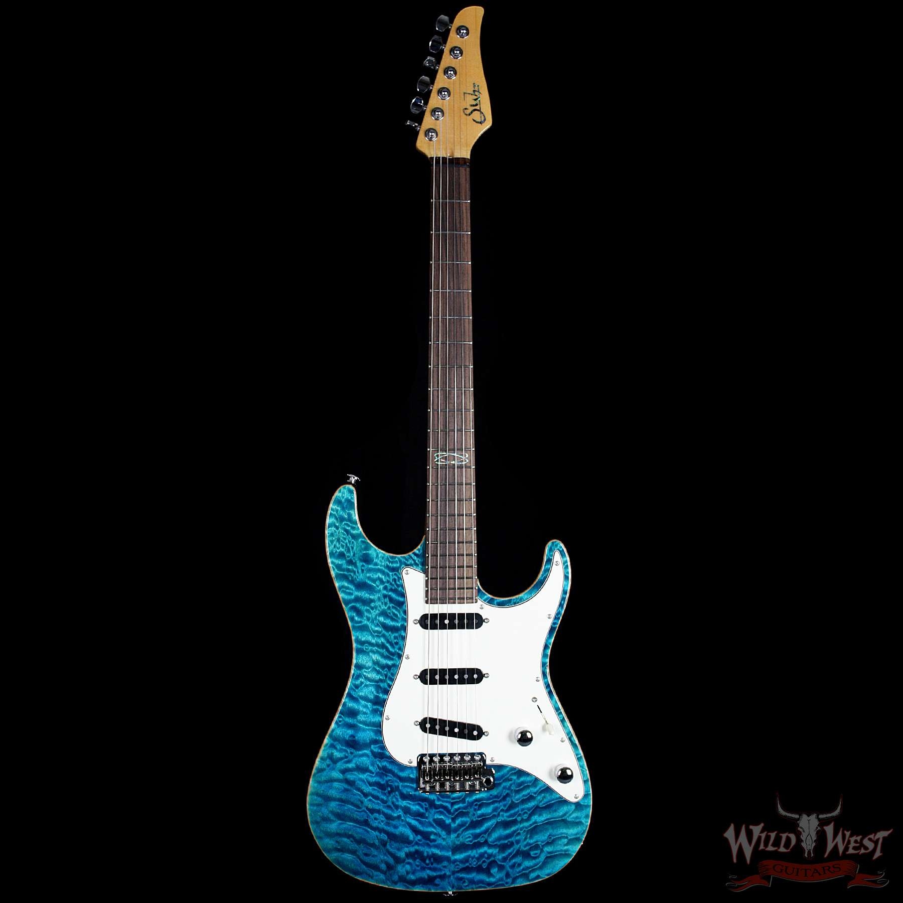 Suhr Standard Quilted Maple Top Bahama Blue SSS