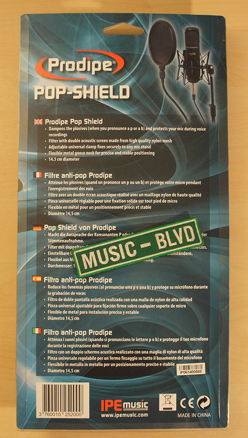 ProDipe Pop Shield 18″