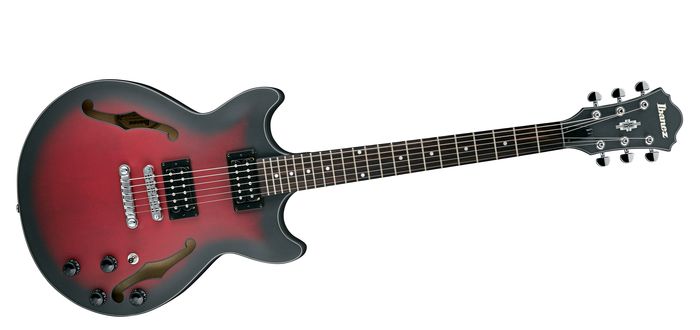 Ibanez Artcore AM73B Semi-Hollow Electric Guitar Sunset Red