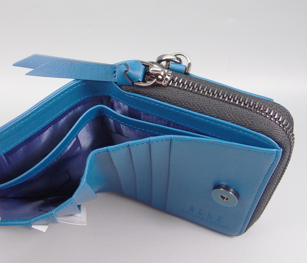 กระเป๋าสตางค์ ELLE ฟ้าคราม ใหม่ แท้