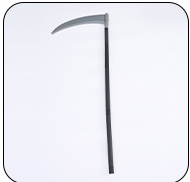 ชุดแฟนซีฮาโลวีน ชุดยมทูต Grim Reaper สำหรับวันฮาโลวีน + แว่นตาไฟ มีขนาด 130