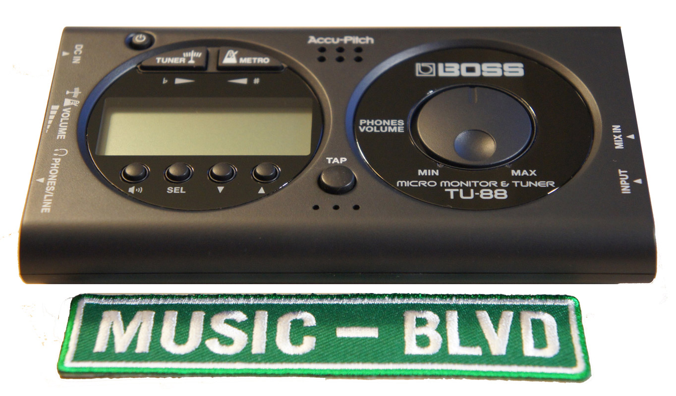 Boss TU-88 Micro Monitor & Tuner for Guitar & Bass