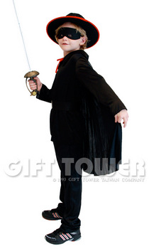 ชุดแฟนซีอัศวินหน้ากากดำ Masked Knight มีขนาด XL