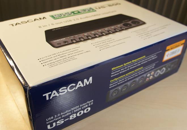 TASCAM US-800 USB Audio/MIDI Interface