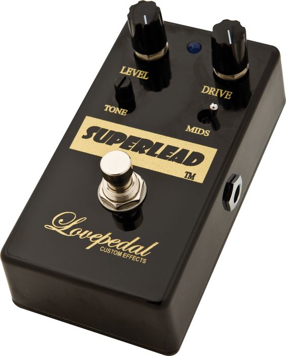 Lovepedal Superlead Distortion Guitar Effects Pedal Black/Gold