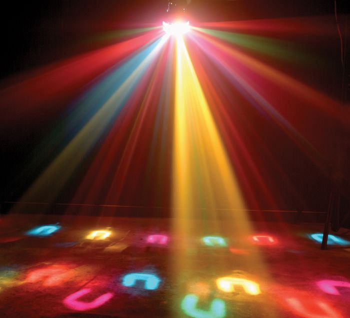 Eliminator Lighting E-144 Pirahna Mini Double Derby Special Effect Light