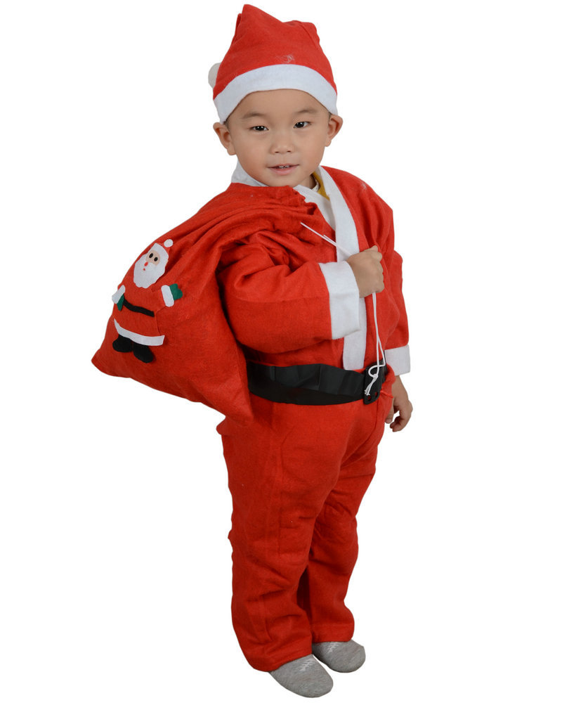 ถุงใส่ของขวัญ ซานต้าน้อย ลายต้นคริสมาส/ซานต้า/Snowman ขนาด 70*50 ซม.ลายสโนแมน (ขายคู่ชุดแฟนซี)