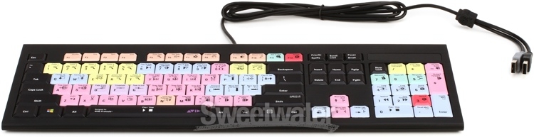 LogicKeyboard Astra PC Backlit Keyboard - Avid Pro Tools