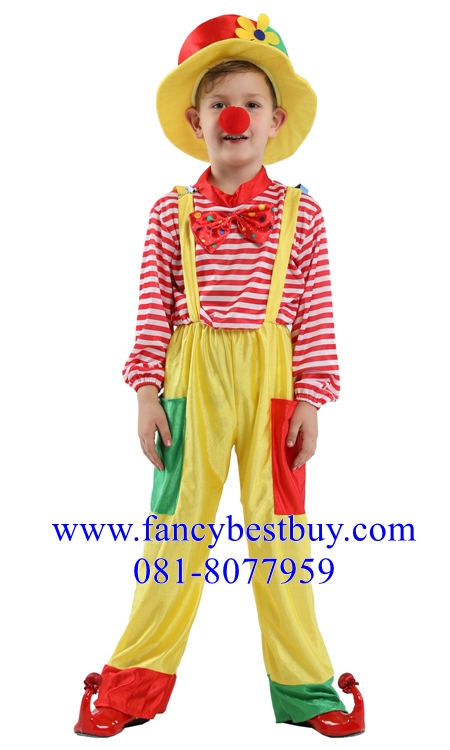 ชุดแฟนซีตัวตลก ชุดโบโซ่ BOSO Costume มีขนาด M, L