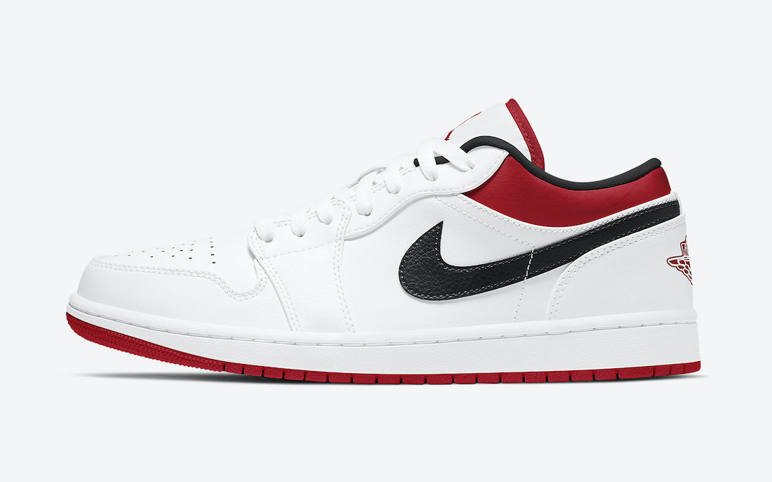 Nike Air Jordan 1 Low White University Red