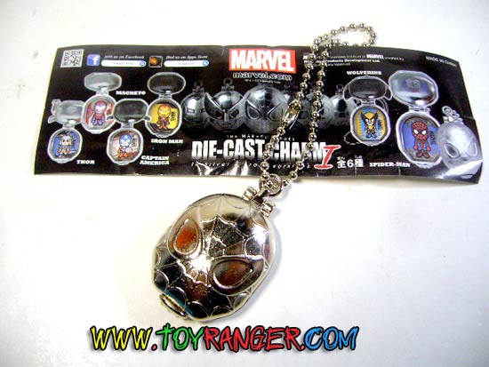พวงกุญแจ Spider Man : MARVEL Die-Cast Crarm I (แท้)