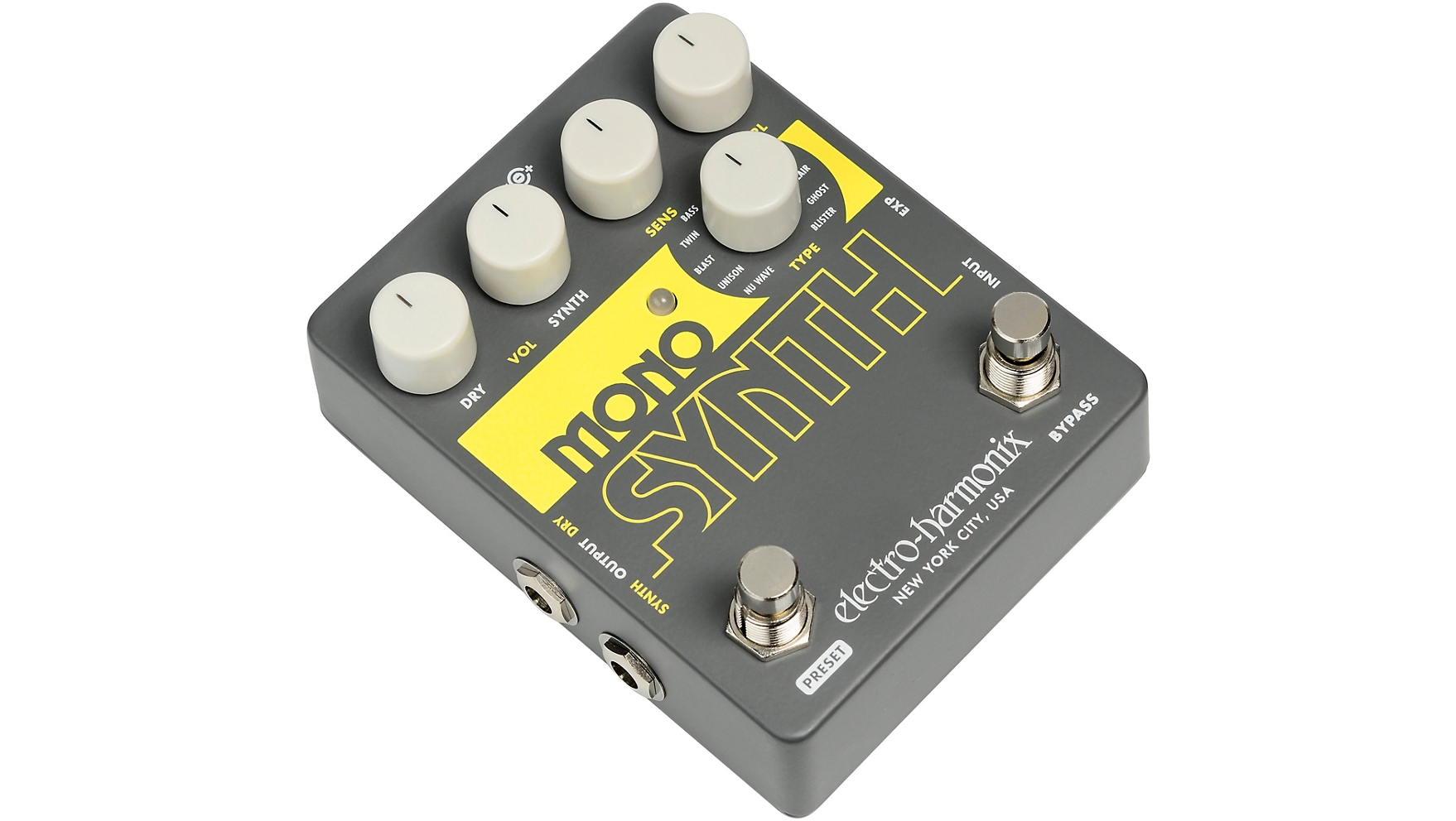 Electro-Harmonix Guitar Mono Synth Effects Pedal