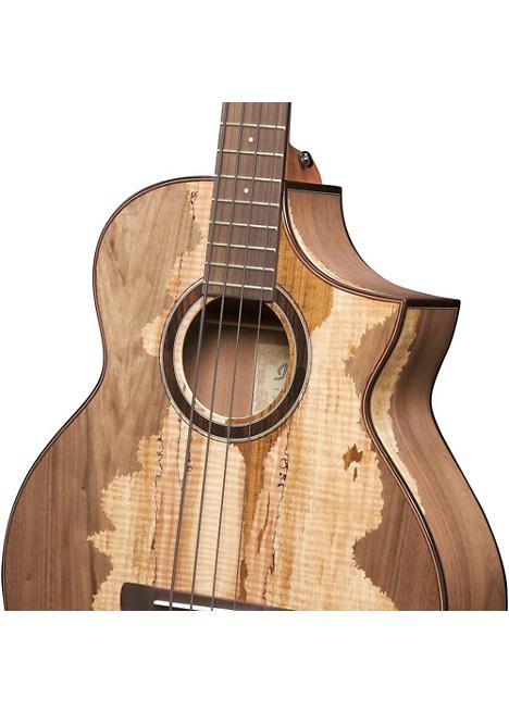 Ibanez AEWB50 Limited Edition Exotic Wood Acoustic-Electric Bass Guitar - Natural