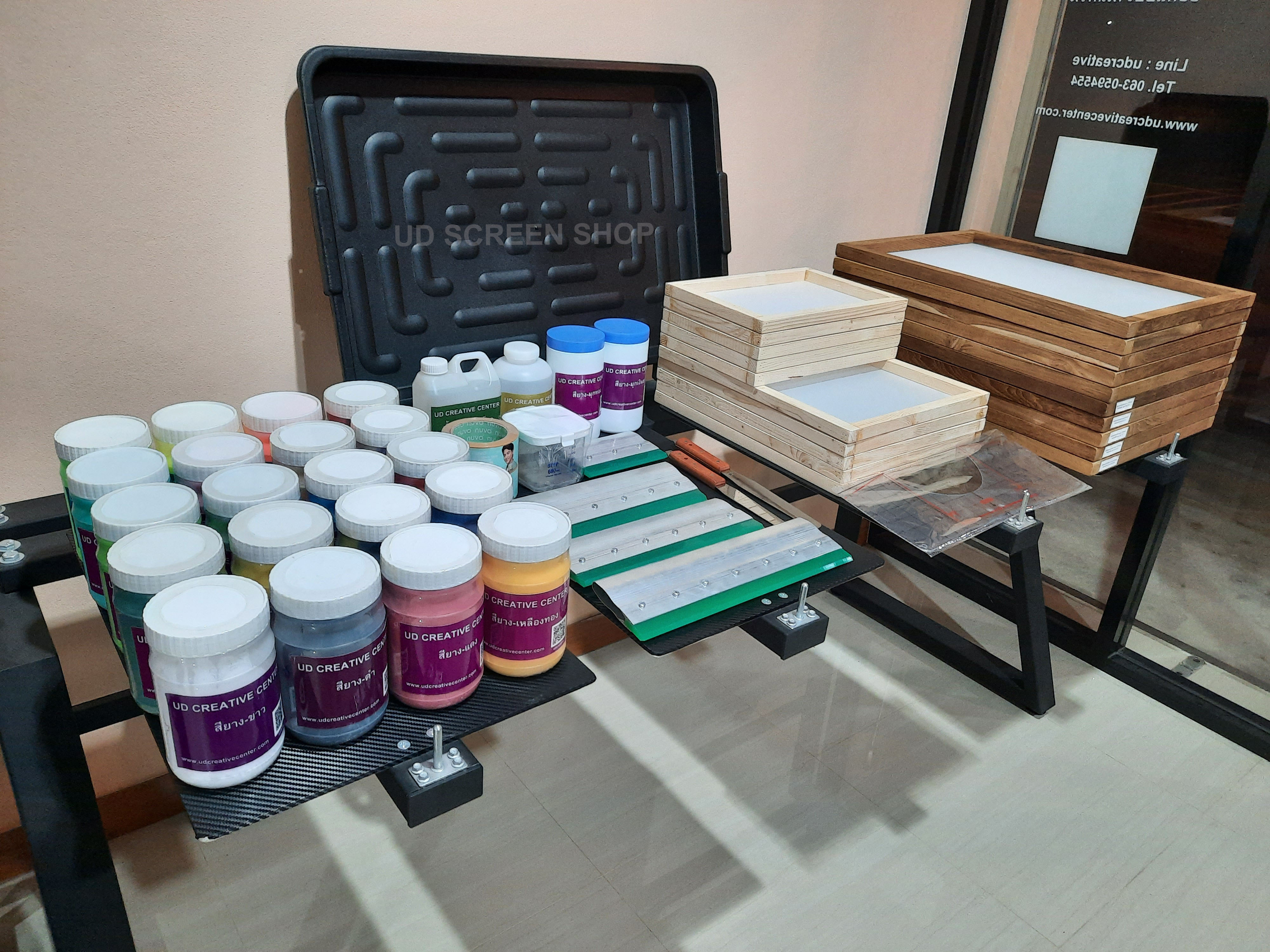 ชุดเริ่มต้นงานสกรีนมืออาชัพ Professional Set 3