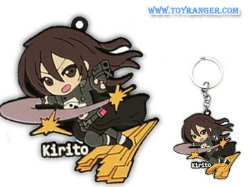 พวงกุญแจยาง Sword Art Online Kirito 27