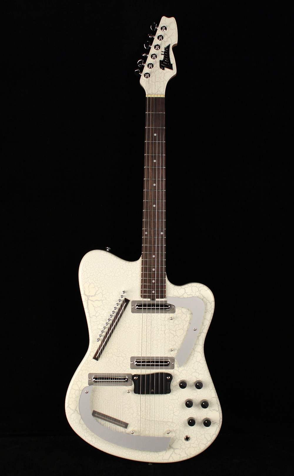Italia Modena Sitar - Crackle White