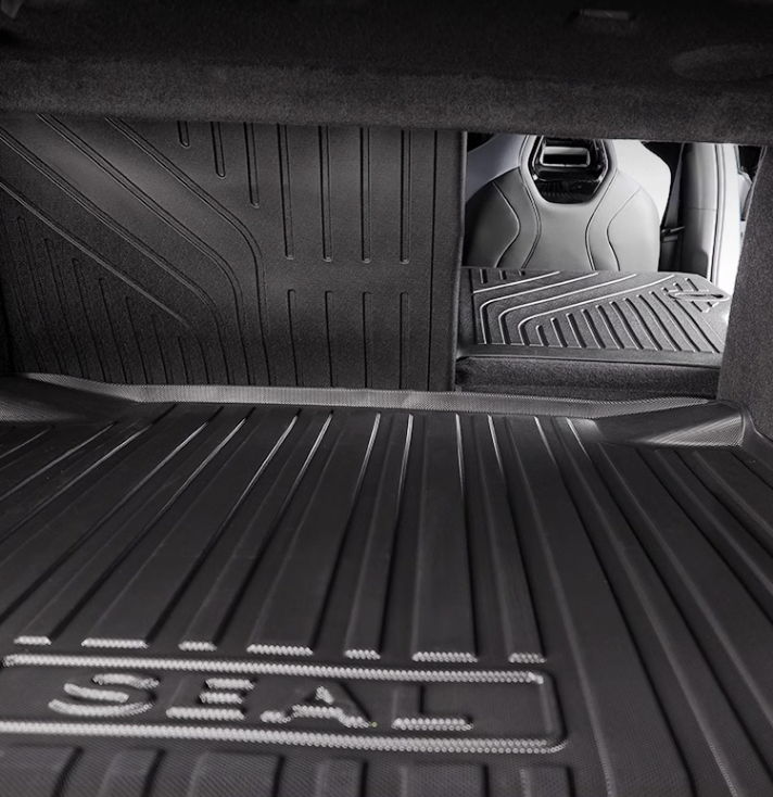 BYD Seal ราคาถูก ถาดท้ายรถ ยกขอบ ตรงรุ่น ถาดวางท้ายรถ ถาดรองท้ายรถยกขอบ ถาดท้าย ถาดวางสัมภาระ