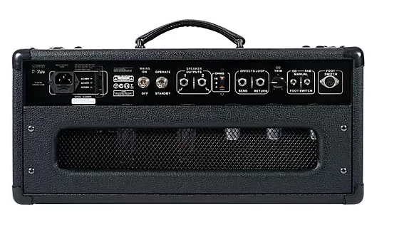 VHT D-50H 50W Tube Guitar Amp Head Black and Beige