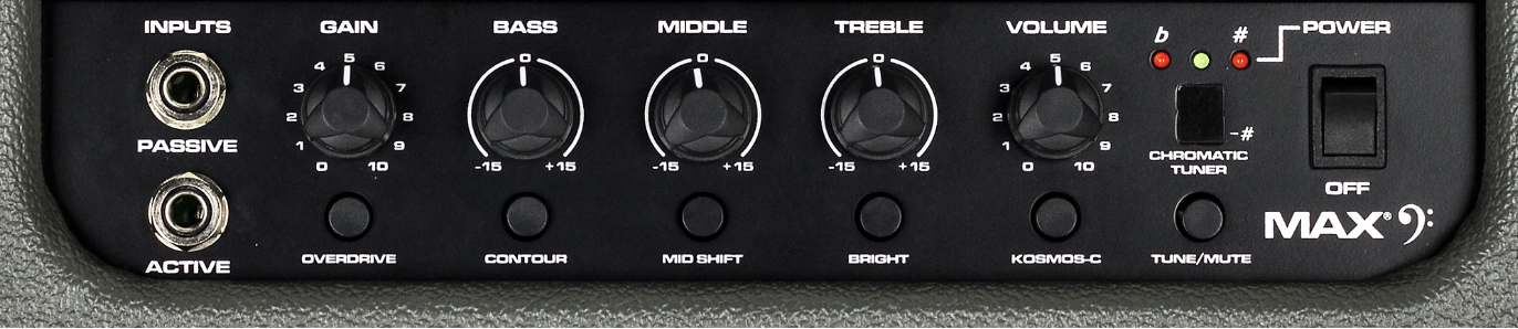 Peavey MAX 100 100W 1x10 Bass Combo Amp Gray and Black