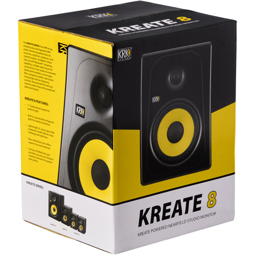 KRK Kreate 8 Active Powered Studio Monitor with Bluetooth (Single)
