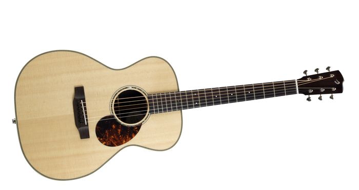 Breedlove American Series OM/SRe, Herringbone Acoustic-Electric Guitar Natural