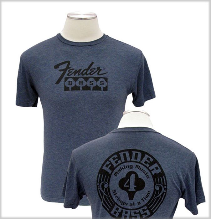 Fender Strat Sunrise T-Shirt Indigo