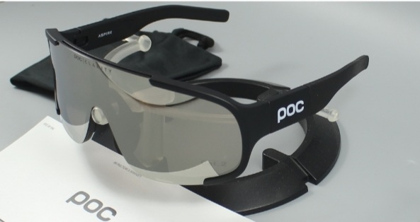 POC ASPIRE PERFORMANCE Uranium Black w/ Cold Brown Silver Mirror ASP20121002CBS1