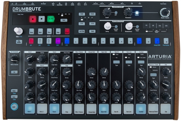 Arturia DrumBrute Analog Drum Machine