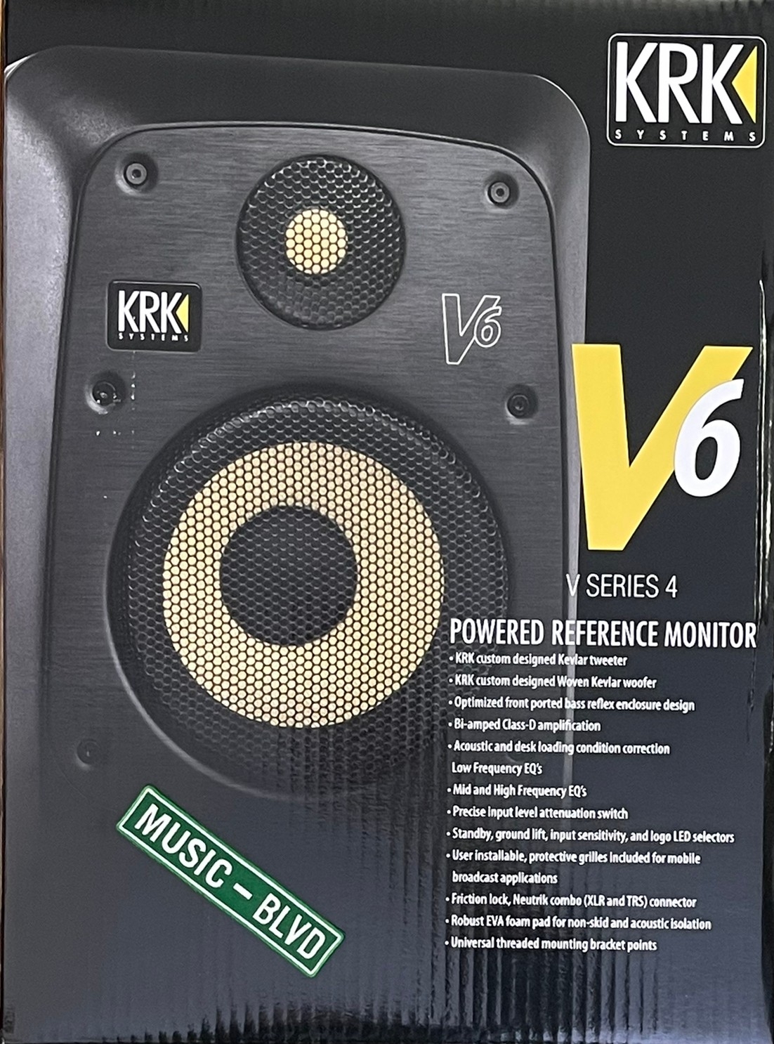 KRK V6 S4 6.5 inch Powered Studio Monitor