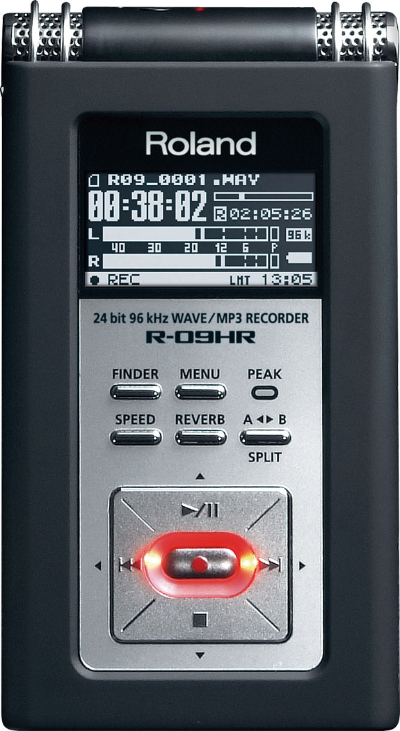 Roland R-09HR High-Resolution WAVE/MP3 Recorder