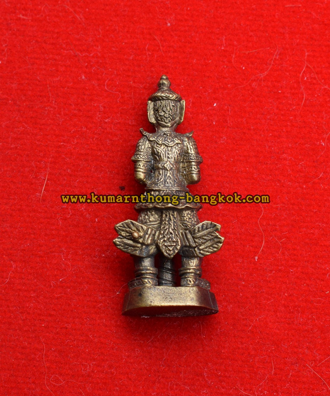 รูปหล่อ องค์ท้าวเวสสุวรรณ เนื้อโลหะโบราณ ขนาดห้อยคอ พระเก่า วัดใจ