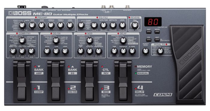 Boss ME-80 Guitar Multi-Effects Pedal