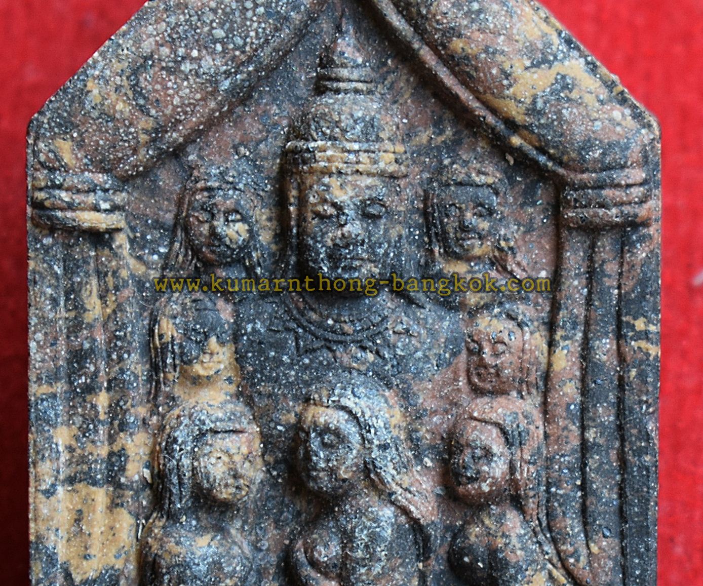 ขุนแผนสะกดรัก 7นารีอัศจรรย์ มหาเสน่ห์ หลวงพ่อกอย วัดเขาดินใต้ จ.บุรีรัมย์ ขนาดห้อยคอ มีตำหนิ ของแท้จากวัด
