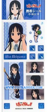 สติ๊กเกอร์นูนติดมือถือ K-on!! Akiyama Mio B (แท้)