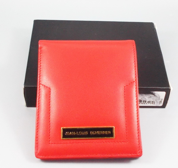 กระเป๋าสตางค์ JEAN-LOUIS SCHERRER แดง ใหม่ แท้