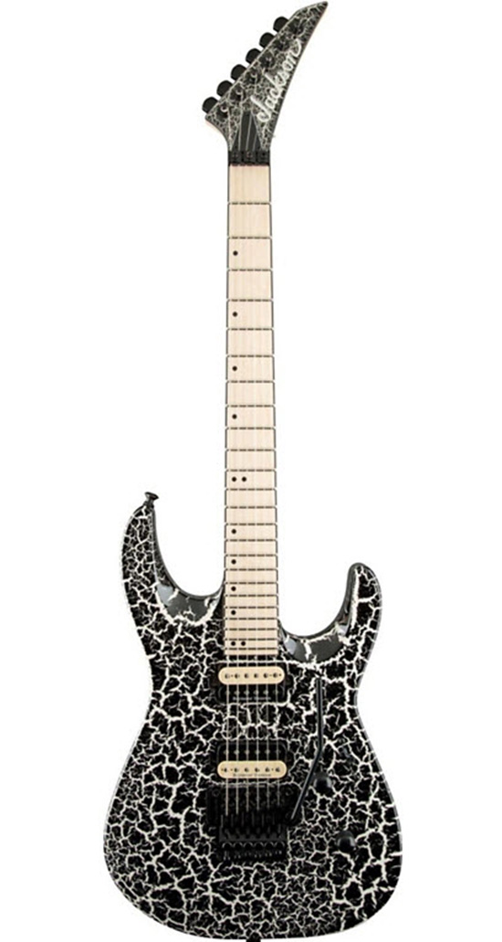 Jackson DK2M Pro Series Dinky Electric Guitar Black & White Crackle