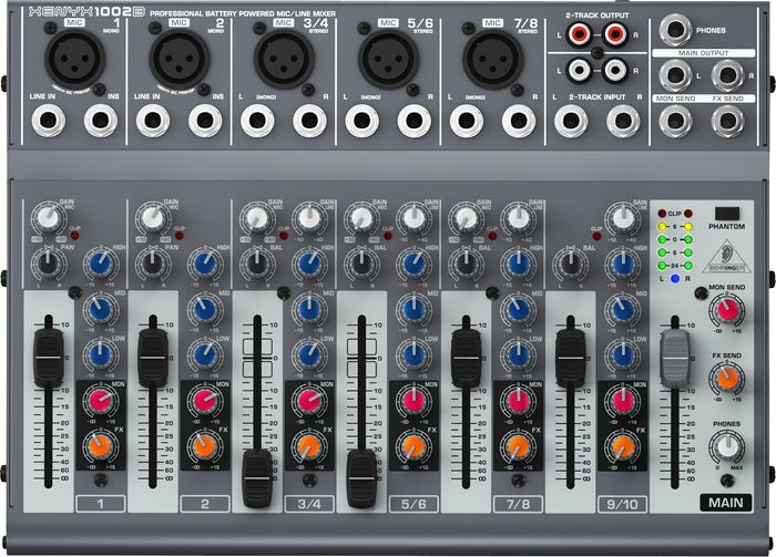 Behringer XENYX 1002B 5-Channel Compact Mixer