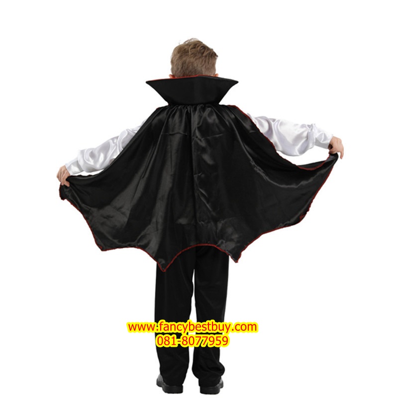 ชุดแฟนซีฮาโลวีน ชุดแฟนซีเด็ก ชุดแดร๊กคูล่า แวมไพร์ สำหรับวันฮาโลวีน มีขนาด XL