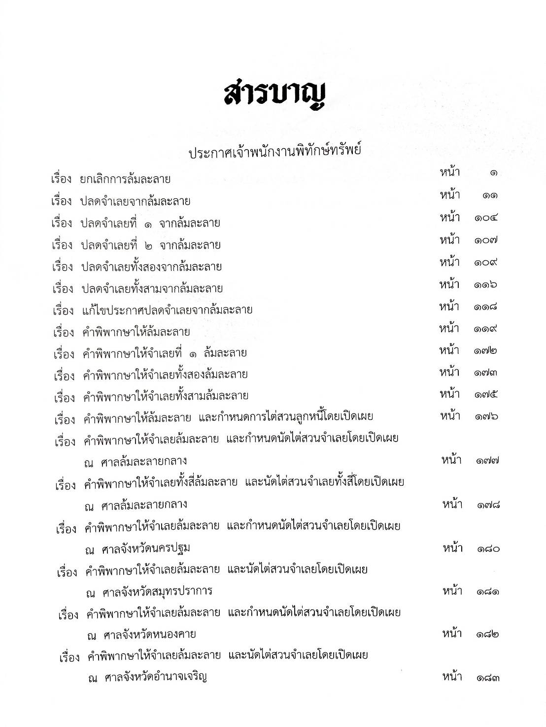 กฎหมายออกใหม่ ตอนที่ 45/63 28 ประกาศเจ้าพนักงานพิทักษ์ทรัพย์
