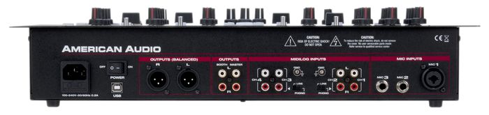 American Audio 19MXR 4-Channel MIDILOG DJ Mixer