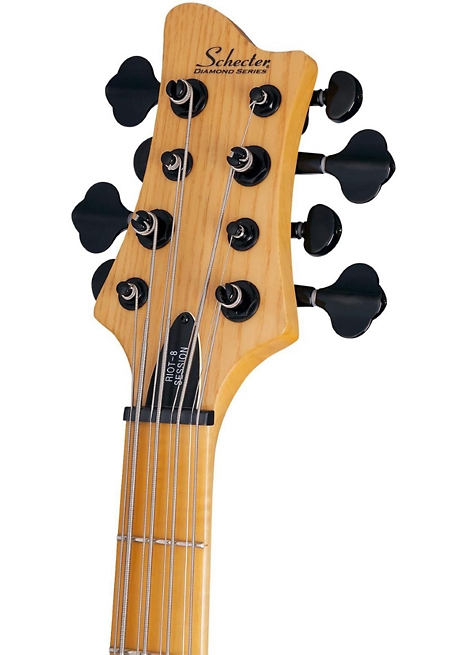 Schecter Guitar Research Riot-8 Session 8-String Electric Bass - Satin Aged Natural