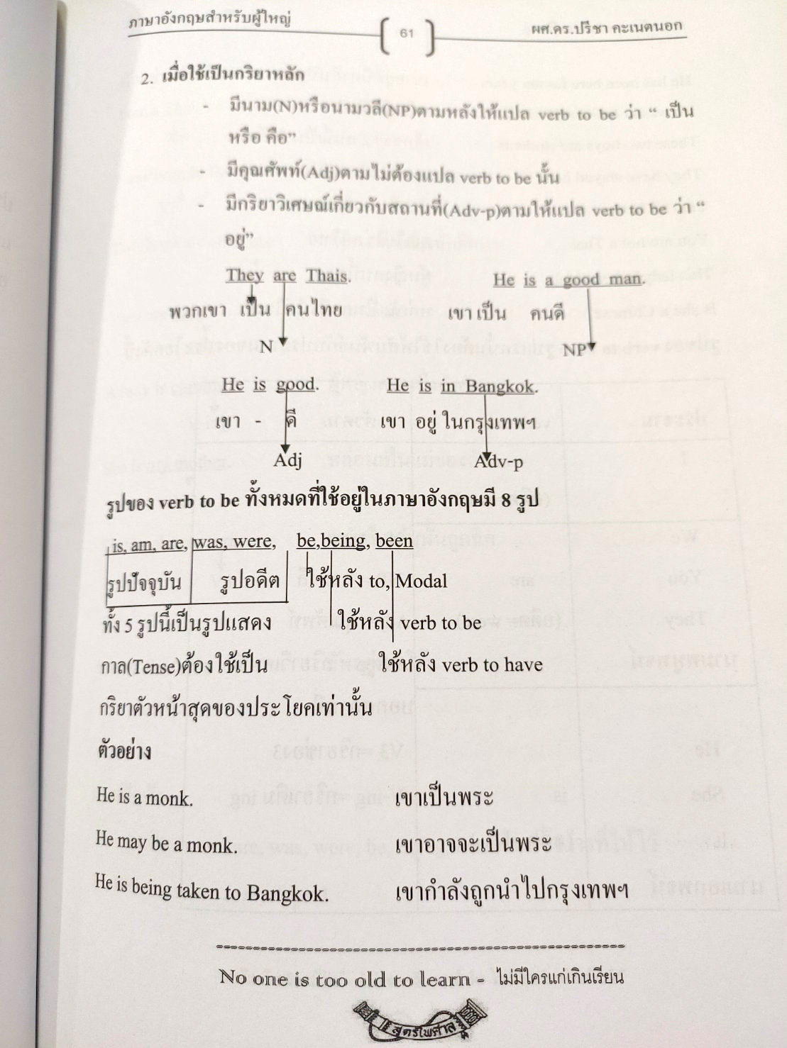 ภาษาอังกฤษสำหรับผู้ใหญ่ English for Adults (เริ่มเรียนถึงระดับสูง)