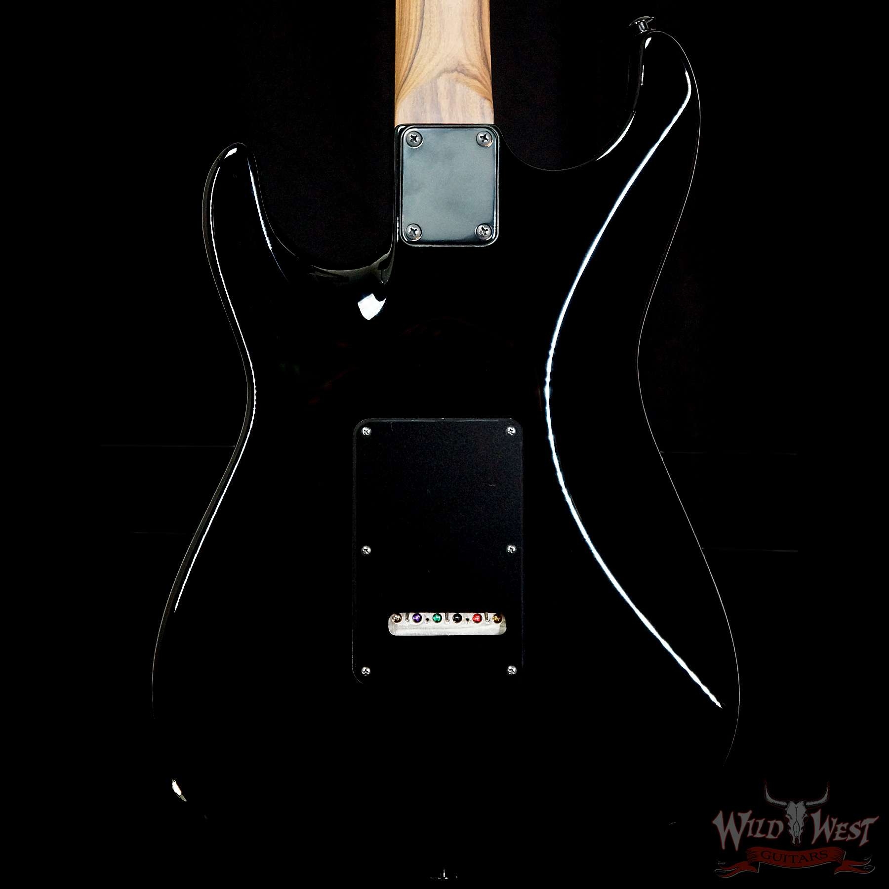 Suhr Custom Standard Maple Top Trans Charcoal Burst Reverse Head HSS No.22506