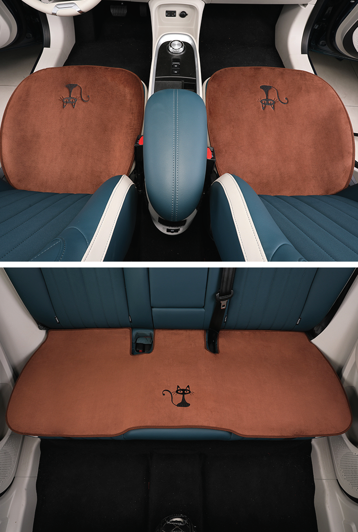 แผ่นรองเบาะกันรอย ทั้งหมด 3 ชิ้น รถยนต์ไฟฟ้า ORA Good Cat