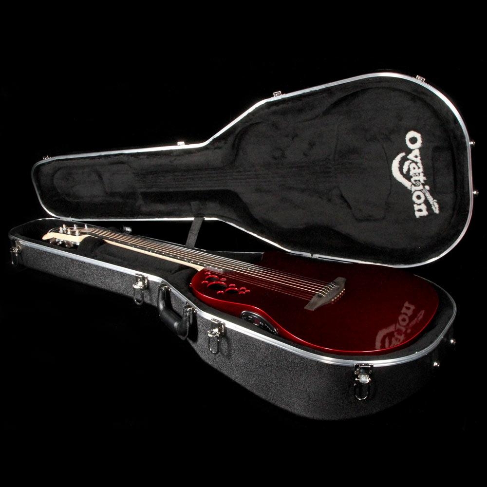 Ovation American Limited Chrome Red LXT Acoustic-Electric Guitar