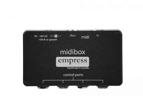 Empress Effects MIDIbox 5-Pin MIDI Cable to Guitar Patch Connector Pedal