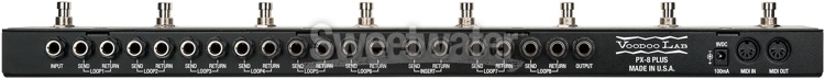 Voodoo Lab PX-8 Plus True Bypass, Programmable, 8-loop Pedal Switcher