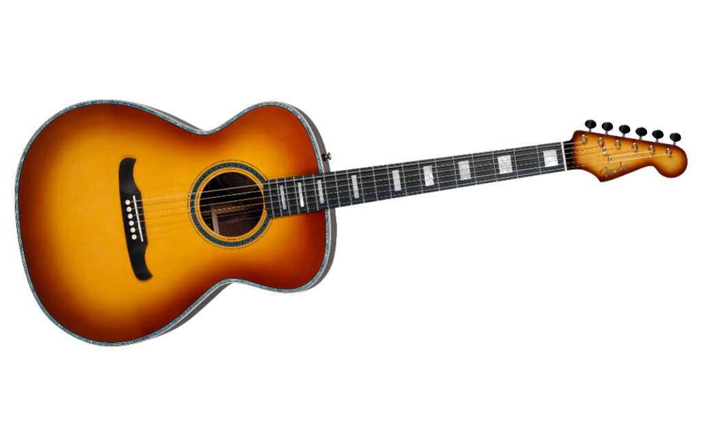 Fender Custom Shop Newporter Acoustic Guitar Sunburst
