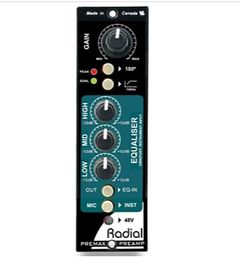 Radial Engineering PreMax 500 Series Channel Strip