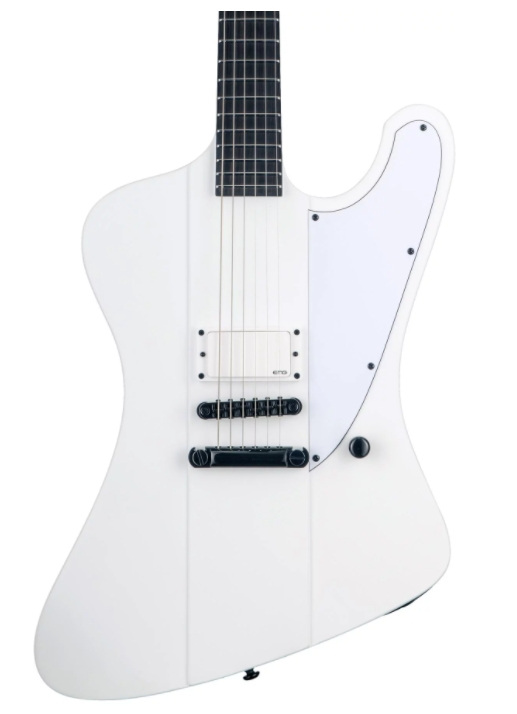 ESP LTD Phoenix Arctic Metal Electric Guitar - Snow White Satin